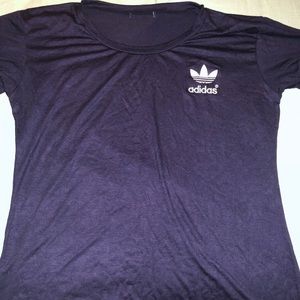 Navy blue Adidas shirt